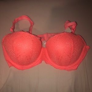 Pink Victoria Secret Date Push Up Bra
